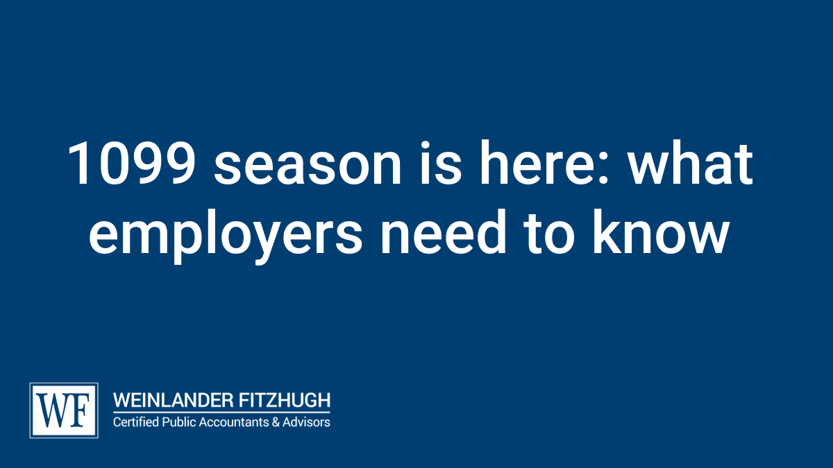 1099 season is here: what employers need to know